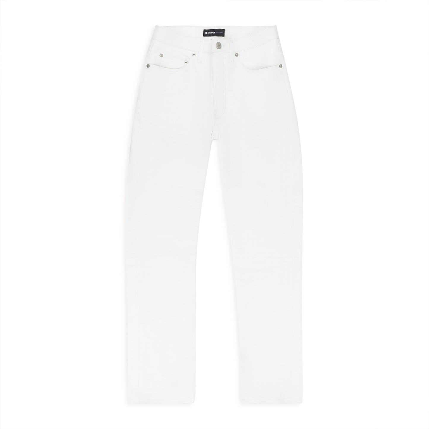 LEATHER RELAXED FIT PANT WHITE SKINNY JEANS