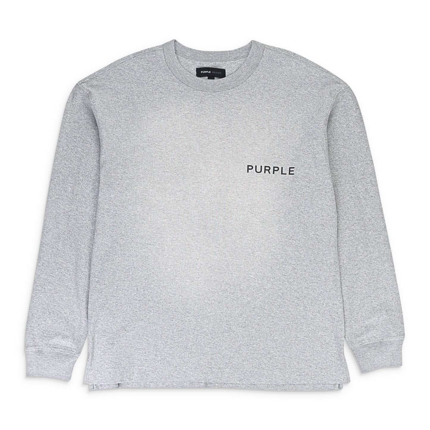 TEXTURED JERSEY LS TEE HEATHER T-SHIRTS