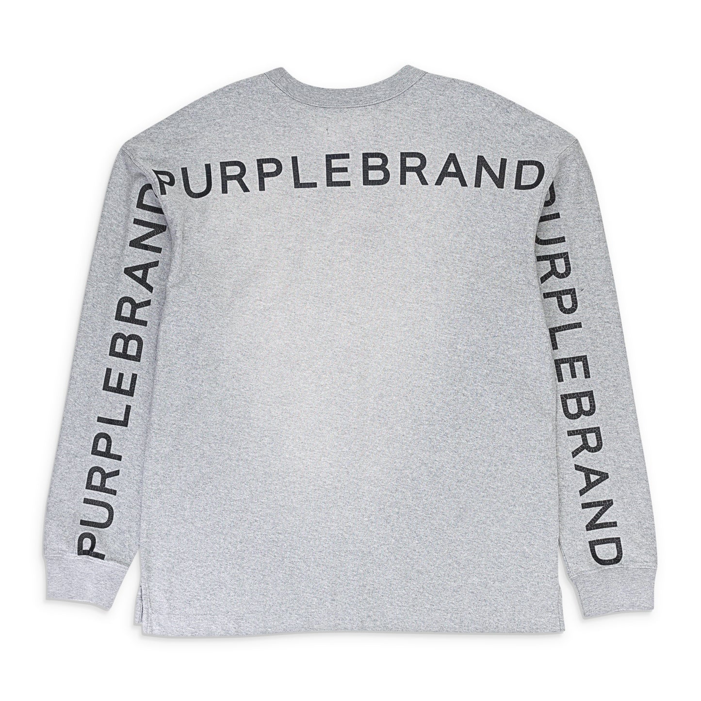 TEXTURED JERSEY LS TEE HEATHER T-SHIRTS