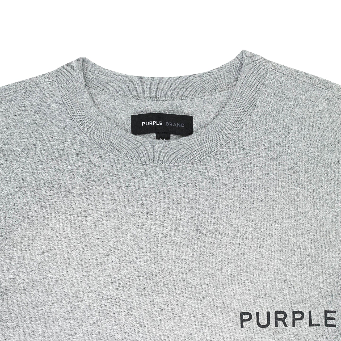 TEXTURED JERSEY LS TEE HEATHER T-SHIRTS