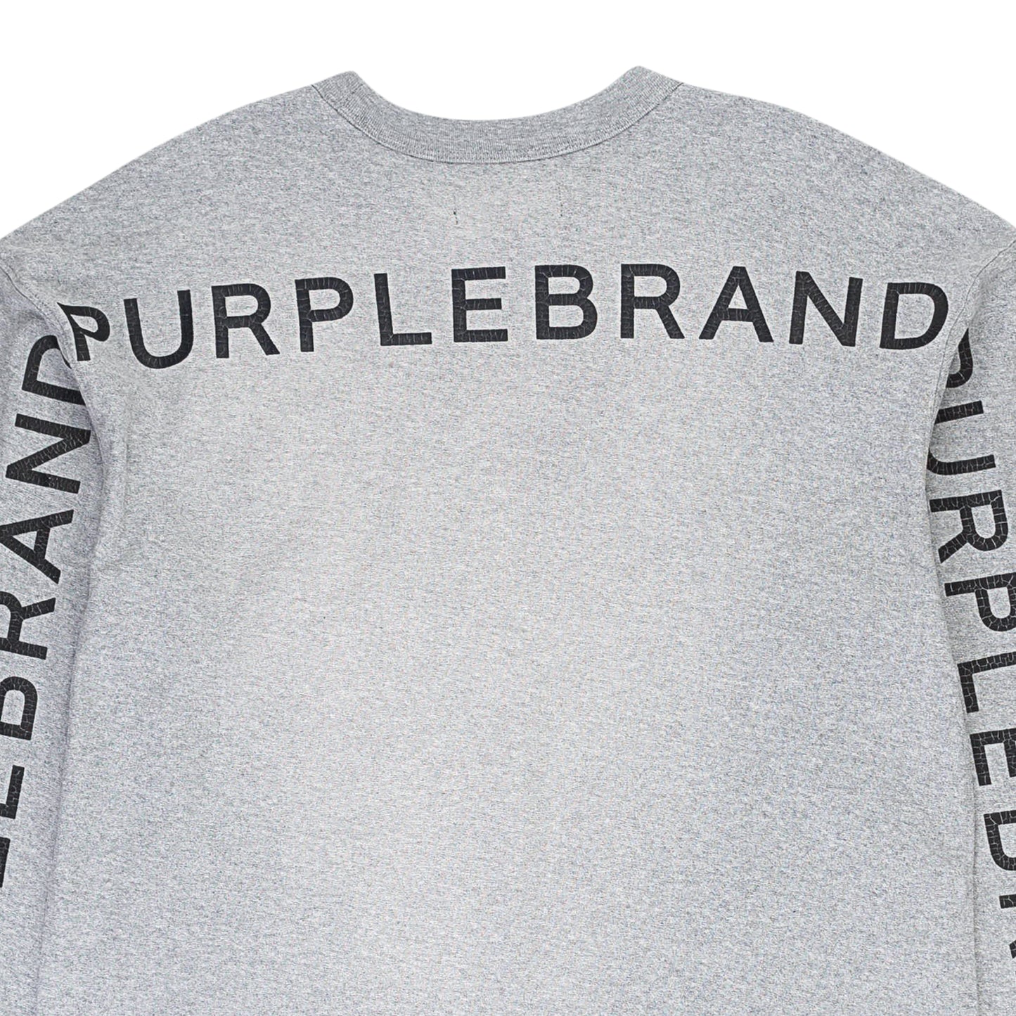 TEXTURED JERSEY LS TEE HEATHER T-SHIRTS