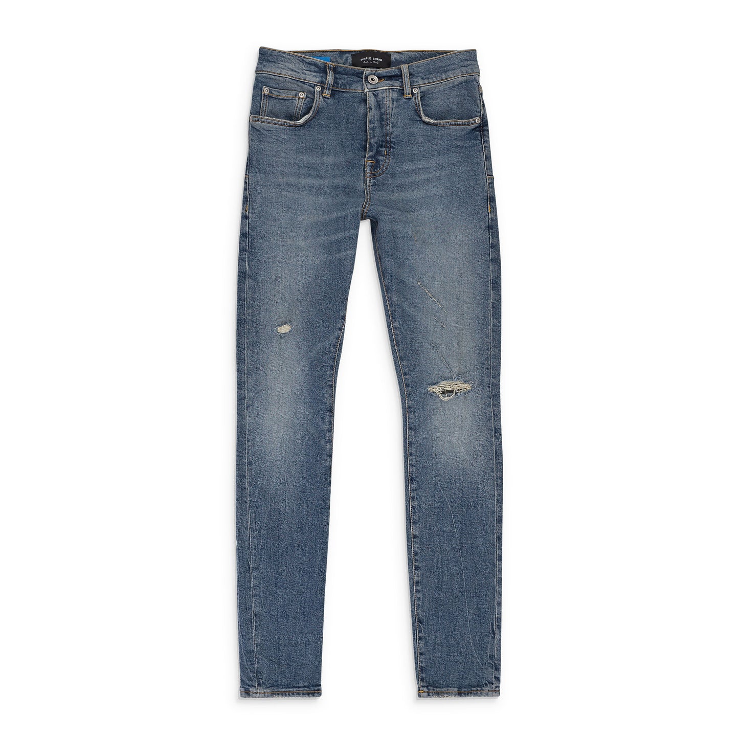 THRASHED TINTED Indigo SKINNY JEANS