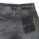 FADED CRYSTAL RACER BLACK SKINNY JEANS