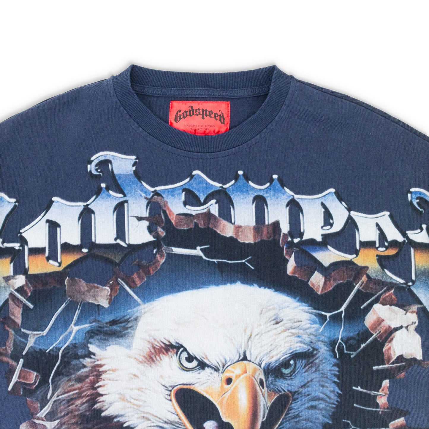 SPIRIT ANIMAL LAYERED NAVY T-SHIRT