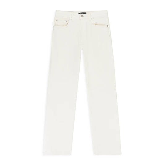 CORDUROY SEMI COATED WHITE SKINNY JEANS