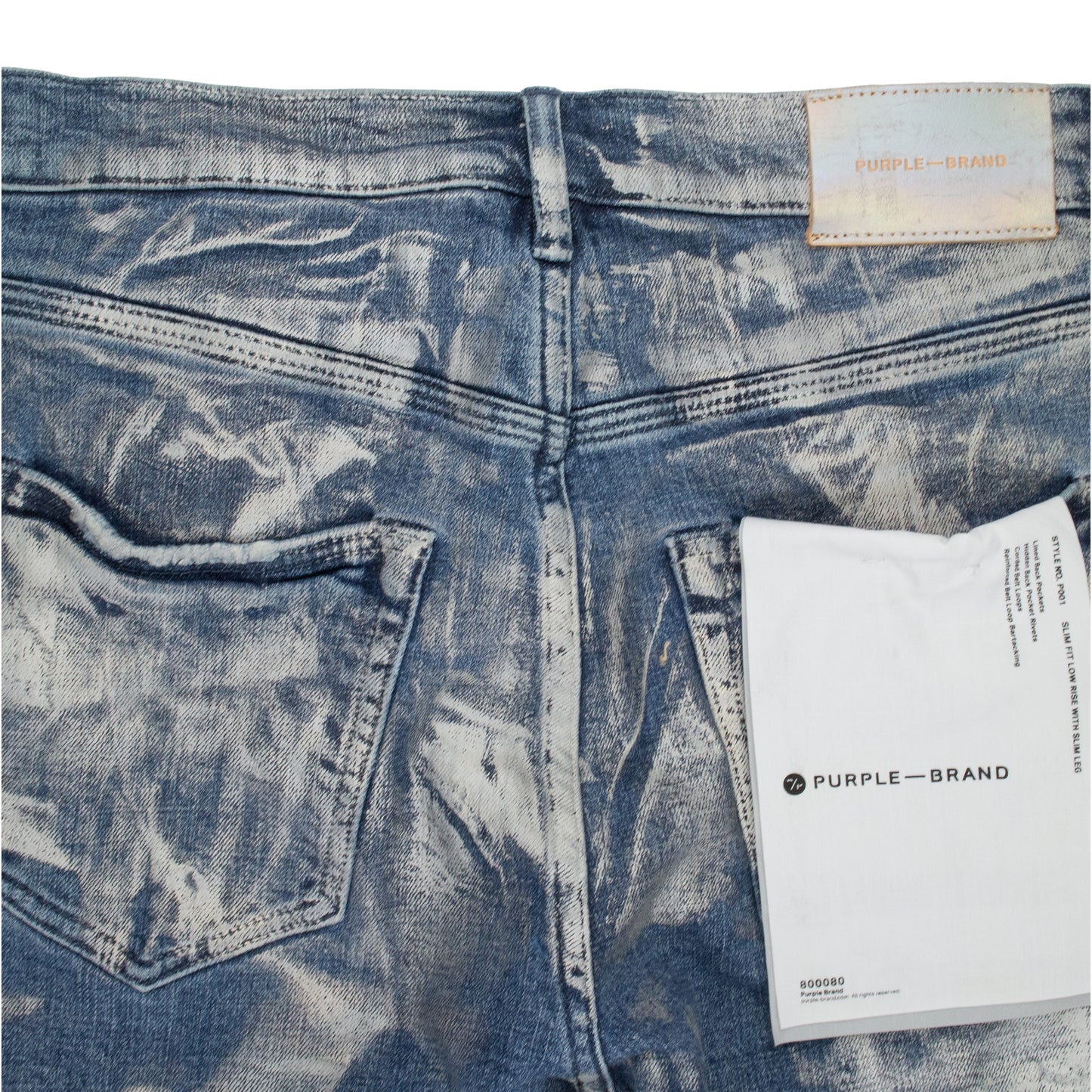 HOLOGRAPHIC GRADIENT Indigo SKINNY JEANS