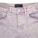 JACQUARD MONOGRAM LAVENDER SKINNY JEANS