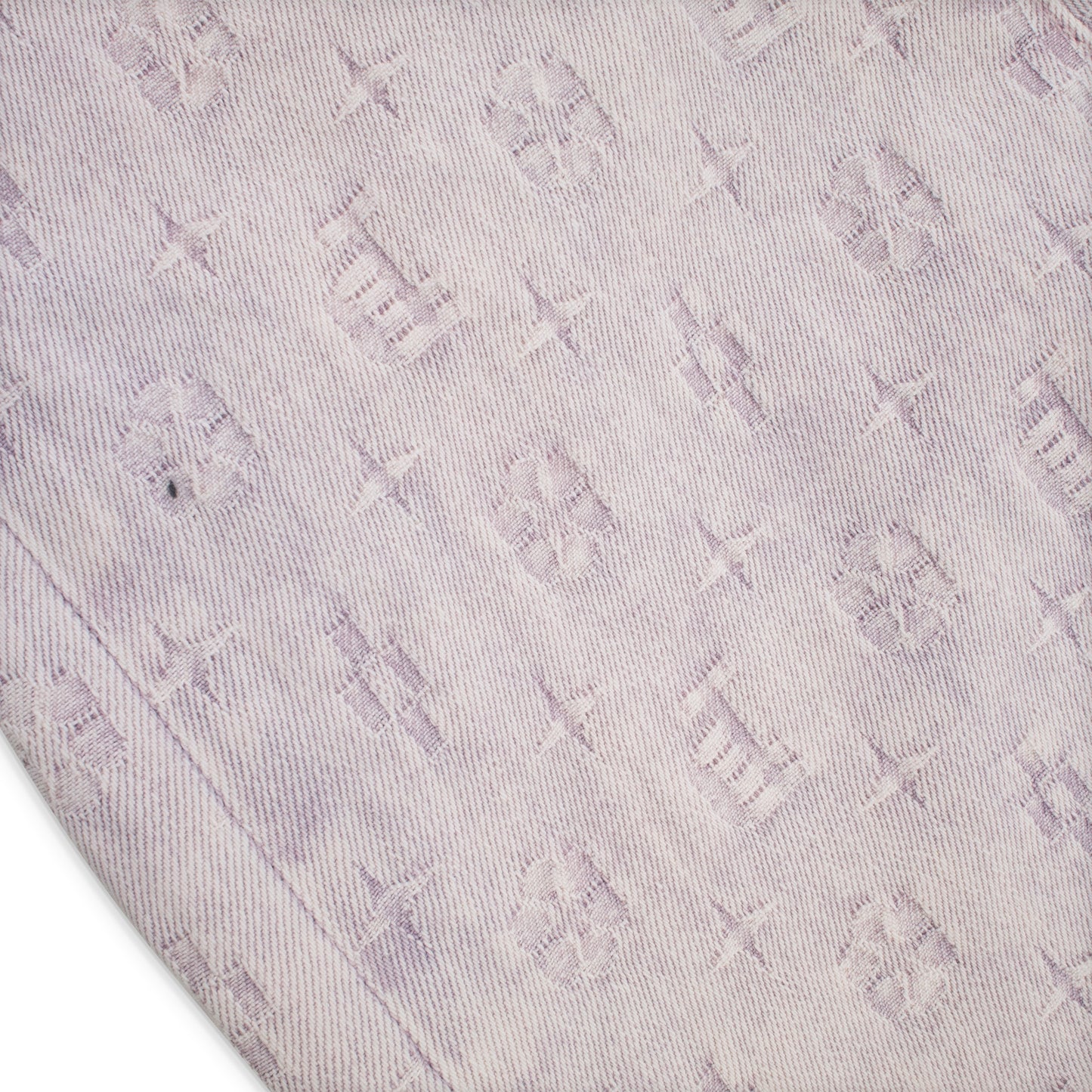 JACQUARD MONOGRAM LAVENDER SKINNY JEANS