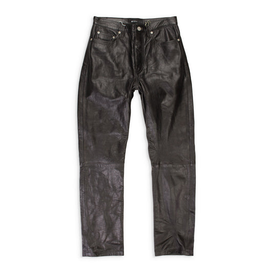 STRETCH LEATHER PANT BEAUTY Black SKINNY JEANS