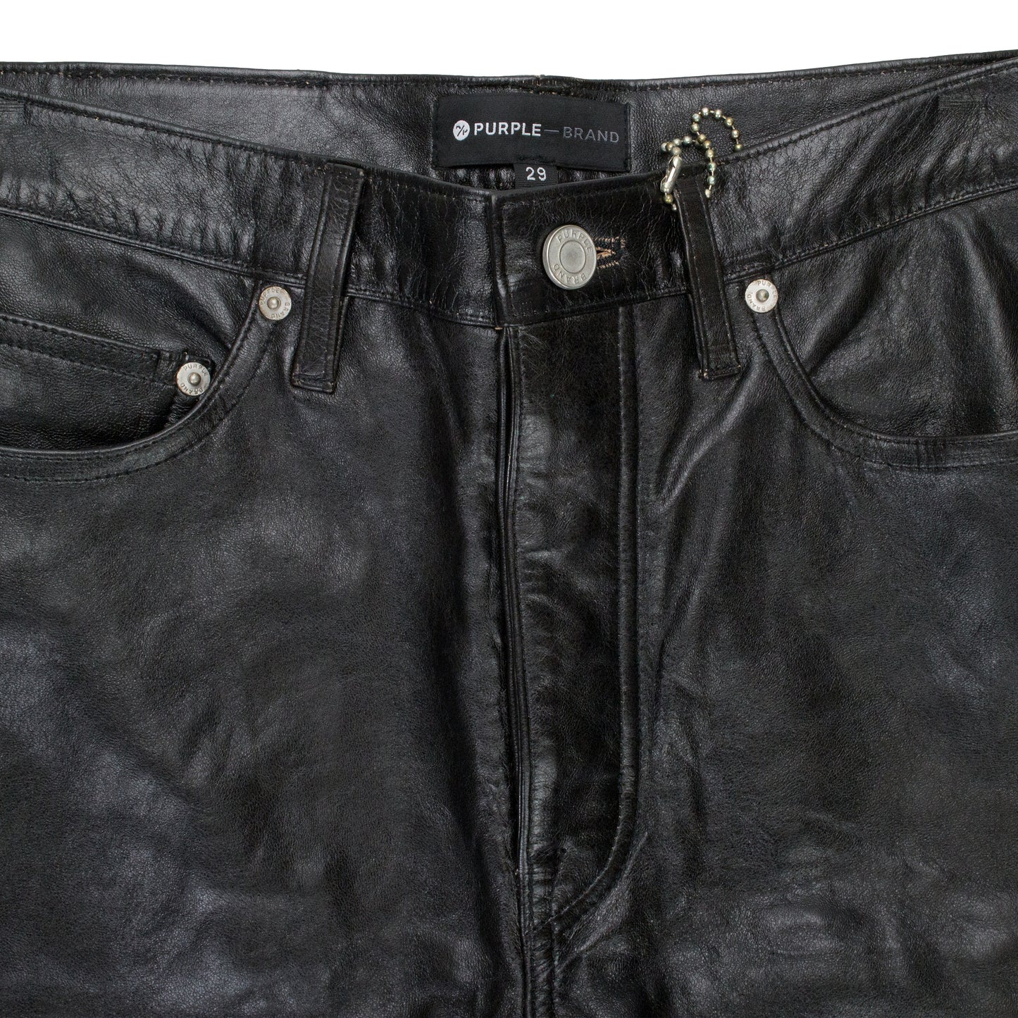 STRETCH LEATHER PANT BEAUTY Black SKINNY JEANS