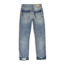 MID SHADOW REPAIR Indigo SKINNY JEANS