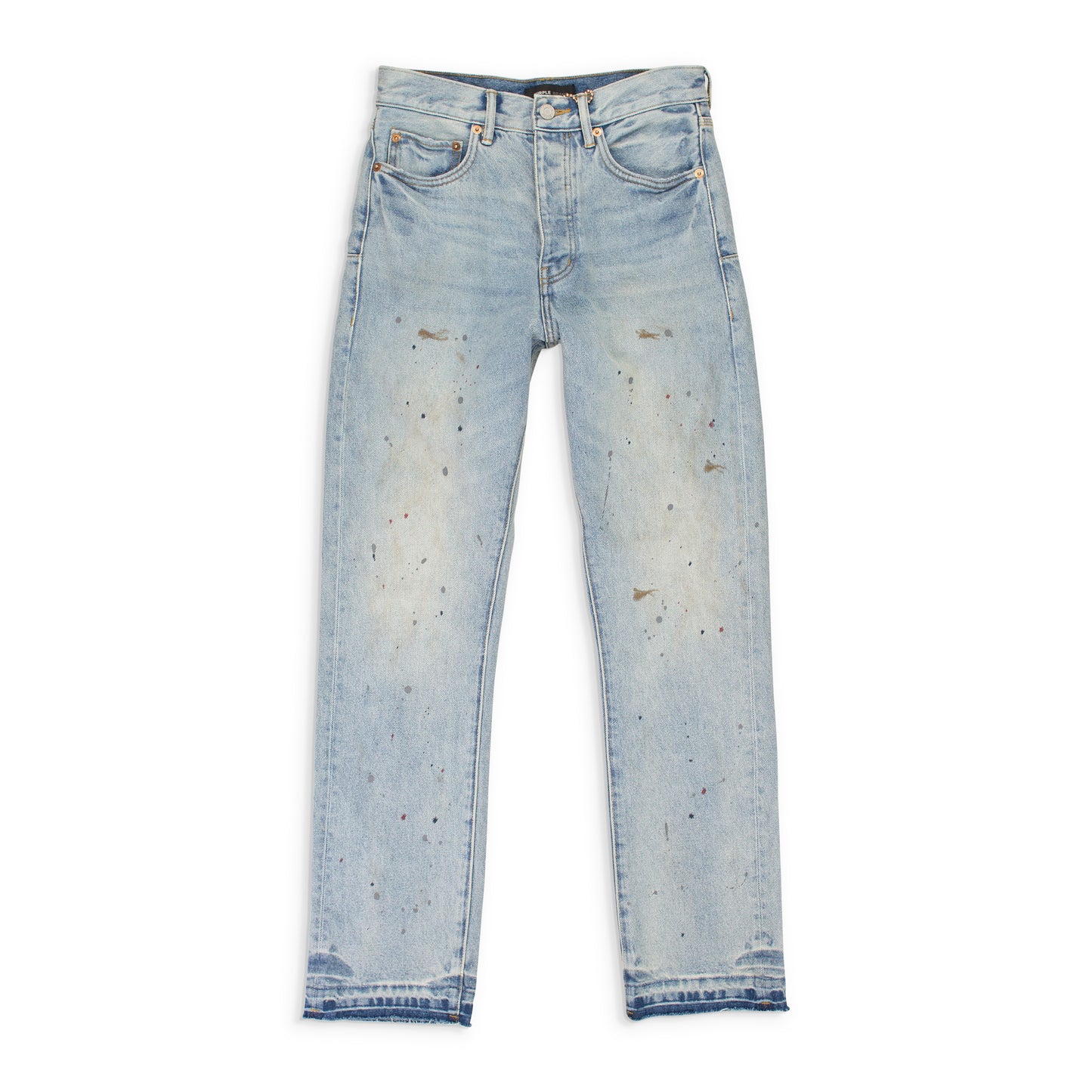 VINTAGE DIRTY PAINTED Indigo SKINNY JEANS