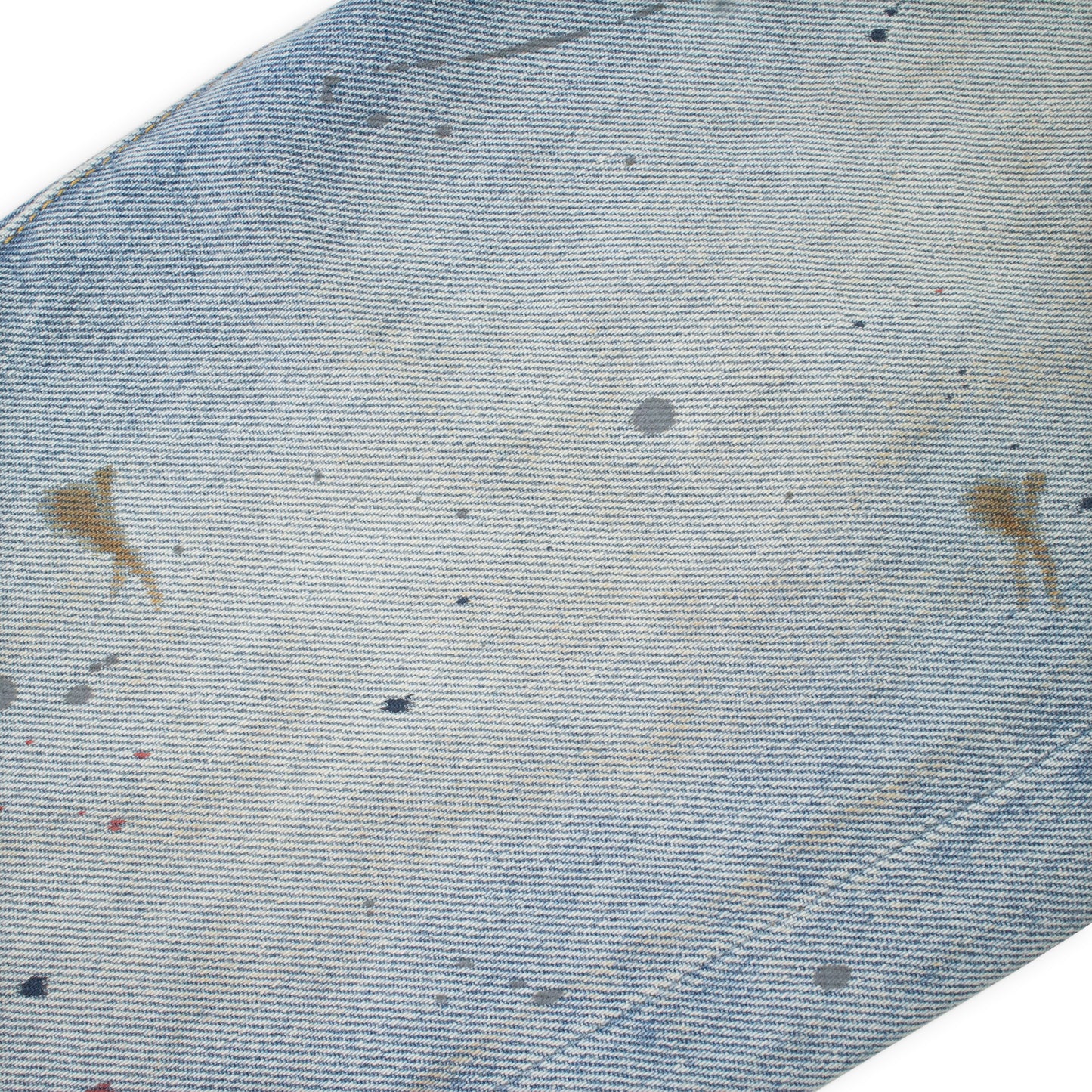 VINTAGE DIRTY PAINTED Indigo SKINNY JEANS