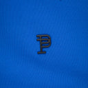 PIQUE KNIT POLO BLUE POLO SHIRTS