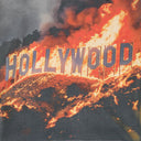 HOLLYWOOD THERMAL L/S WHITE, BLACK T-SHIRT