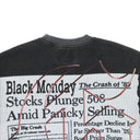 BLACK MONDAY THERMAL L/S BLACK WASH T-SHIRT