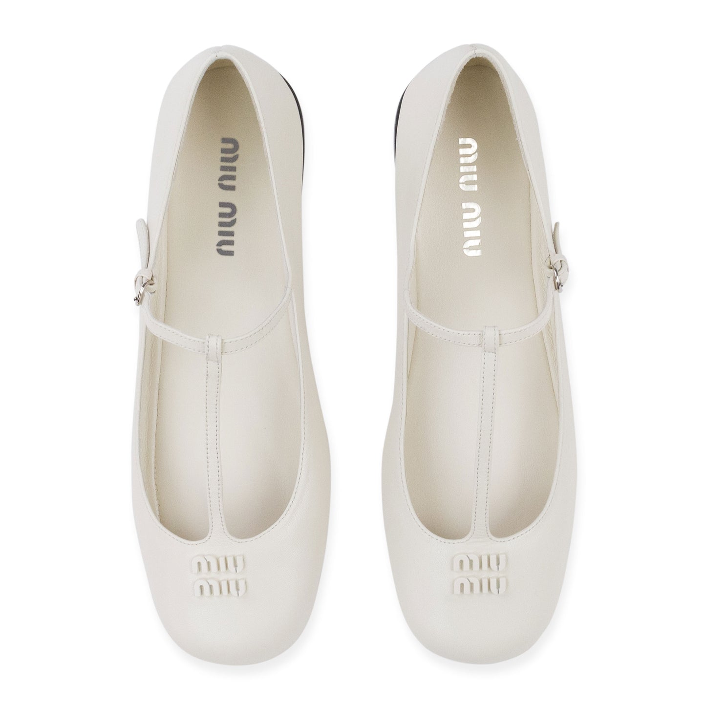 LOGO BLOCK HEEL PUMPS OFF-WHITE PUMPS