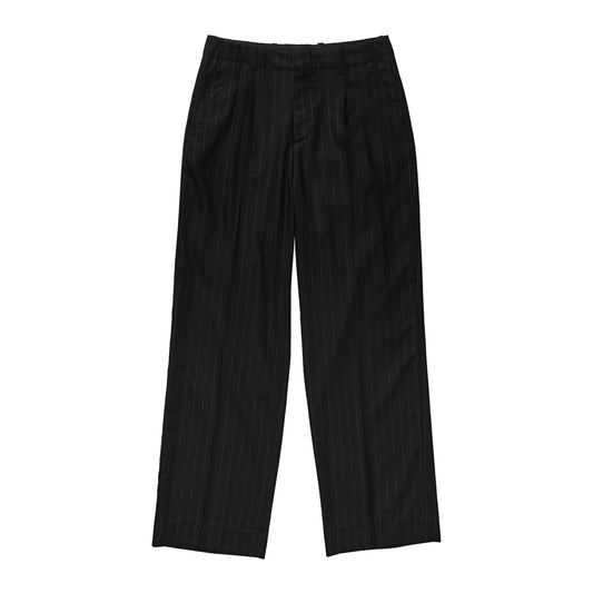 CHALK STRIPE WIDE LEG BORROWED CHINO