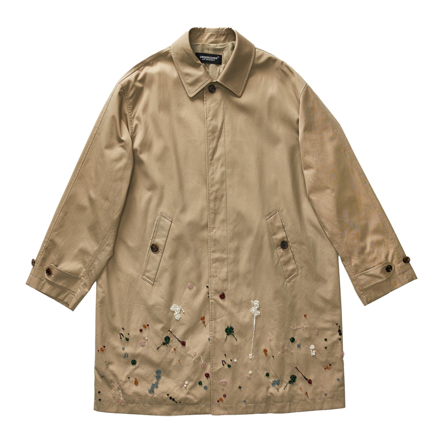 BEADED PAINT DRIP COAT