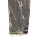 WASHED TIE ACID Black SKINNY JEANS