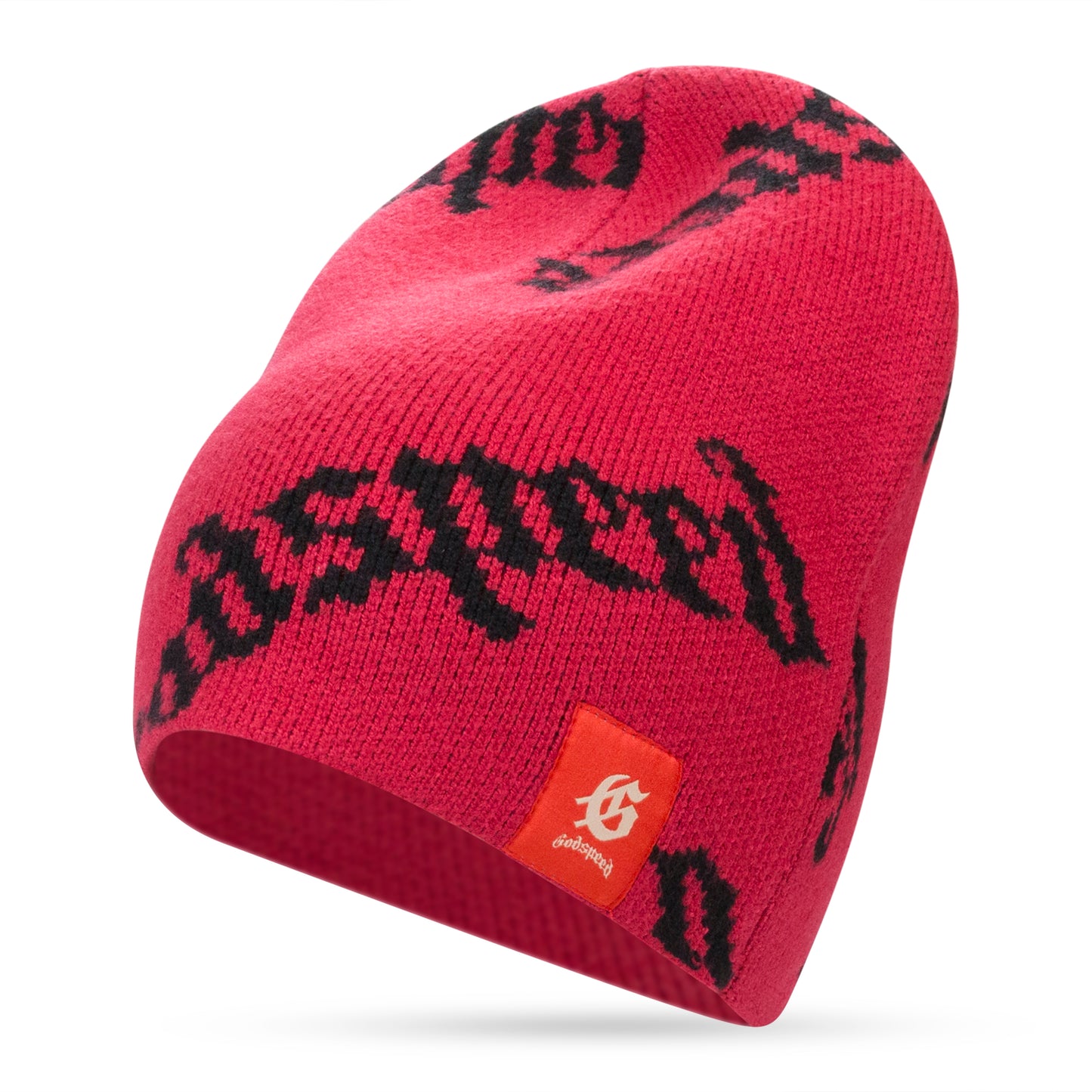 OG LOGO RED BEANIE