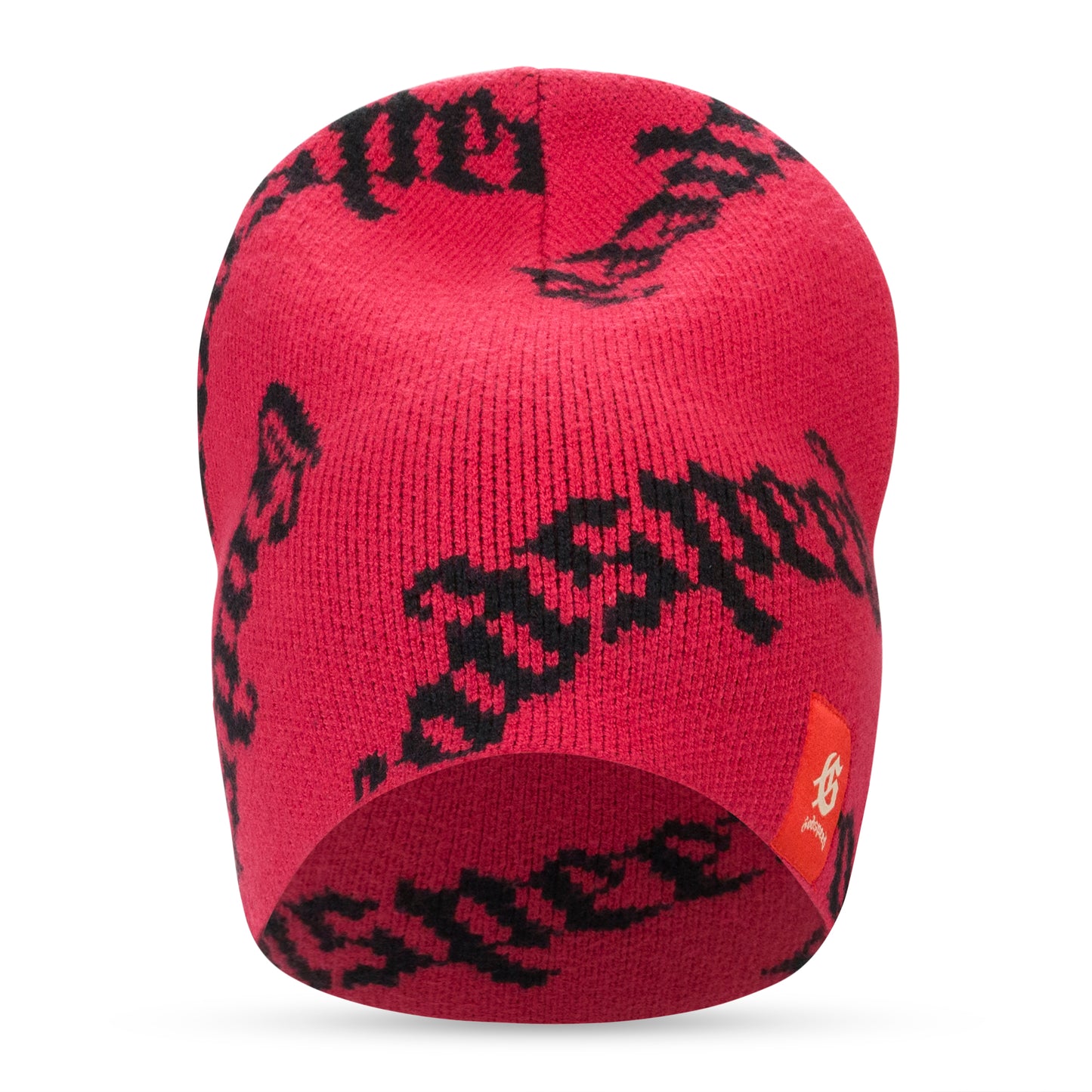 OG LOGO RED BEANIE