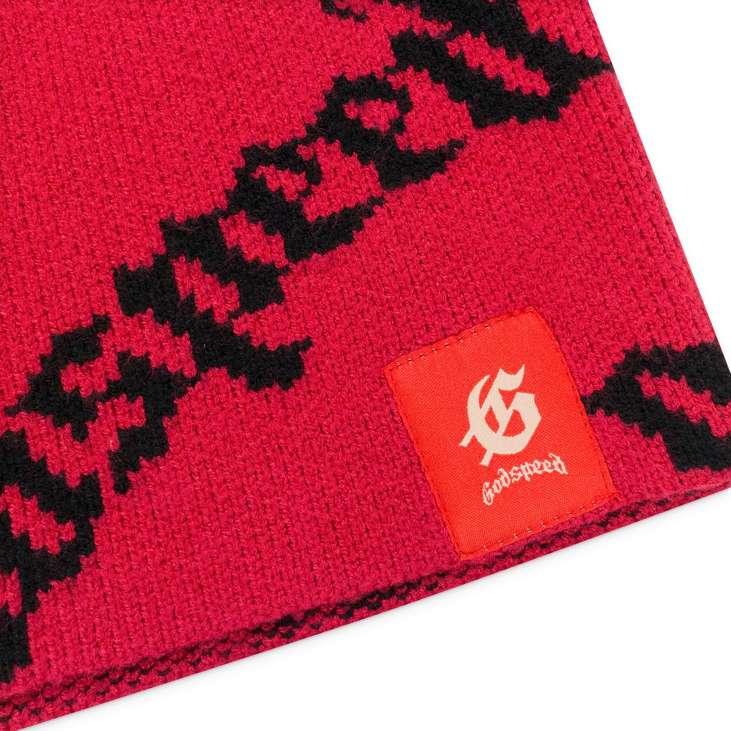 OG LOGO RED BEANIE