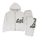 OG LOGO STONE GREEN SWEATSUIT