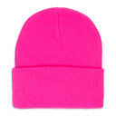 ACRYLIC CUFFED PINK HATS