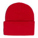 ACRYLIC CUFFED RED HATS
