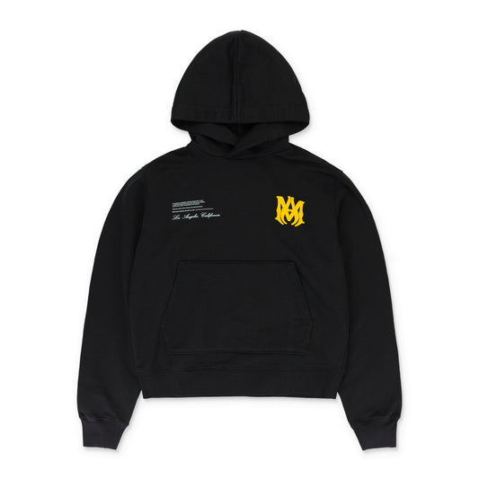 MILITARY SPECS STENCIL BLACK HOODIE