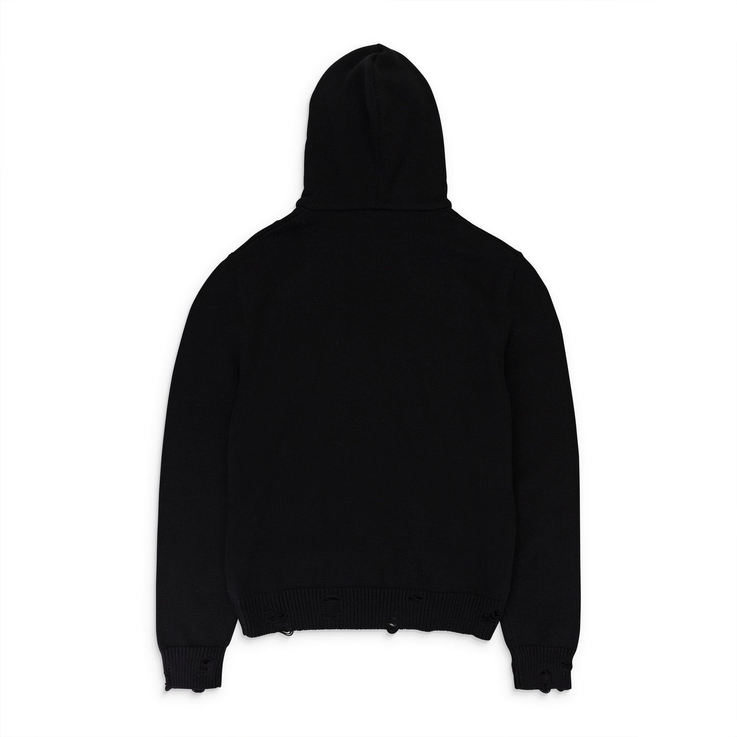 EYELASH LOGO BLACK HOODIE