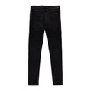 MX1 NEON PLAID AGED BLACK SKINNY JEANS