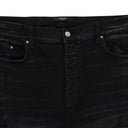 MX1 NEON PLAID AGED BLACK SKINNY JEANS