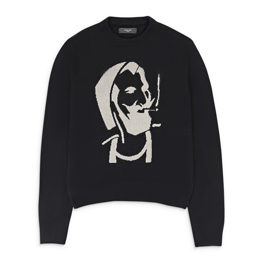 ZIG ZAG BLACK SWEATSHIRT