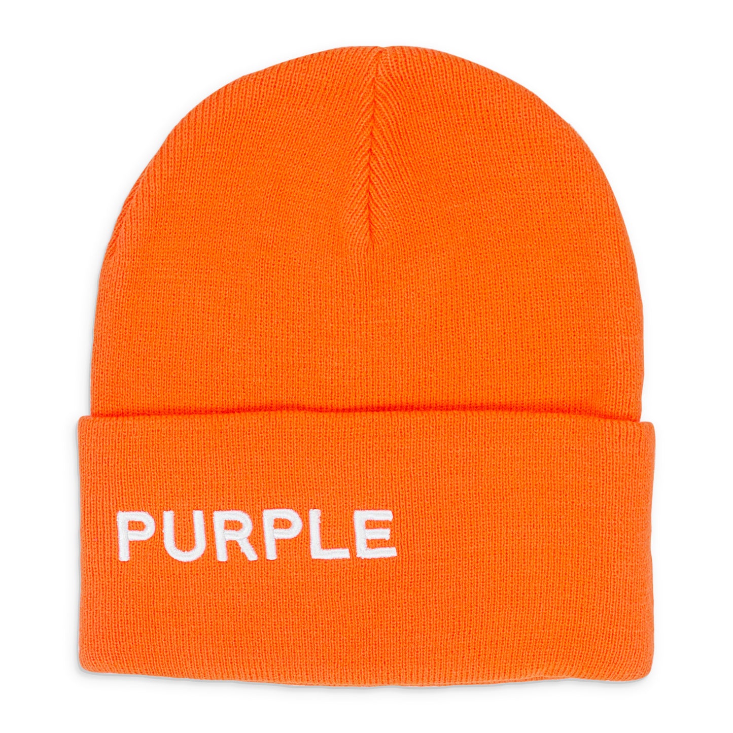 ACRYLIC CUFFED ORANGE HATS