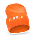 ACRYLIC CUFFED ORANGE HATS