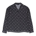 MA REPEAT LOGO LONG-SLEEVE CAMP BLACK/WHITE DRESS SHIRTS