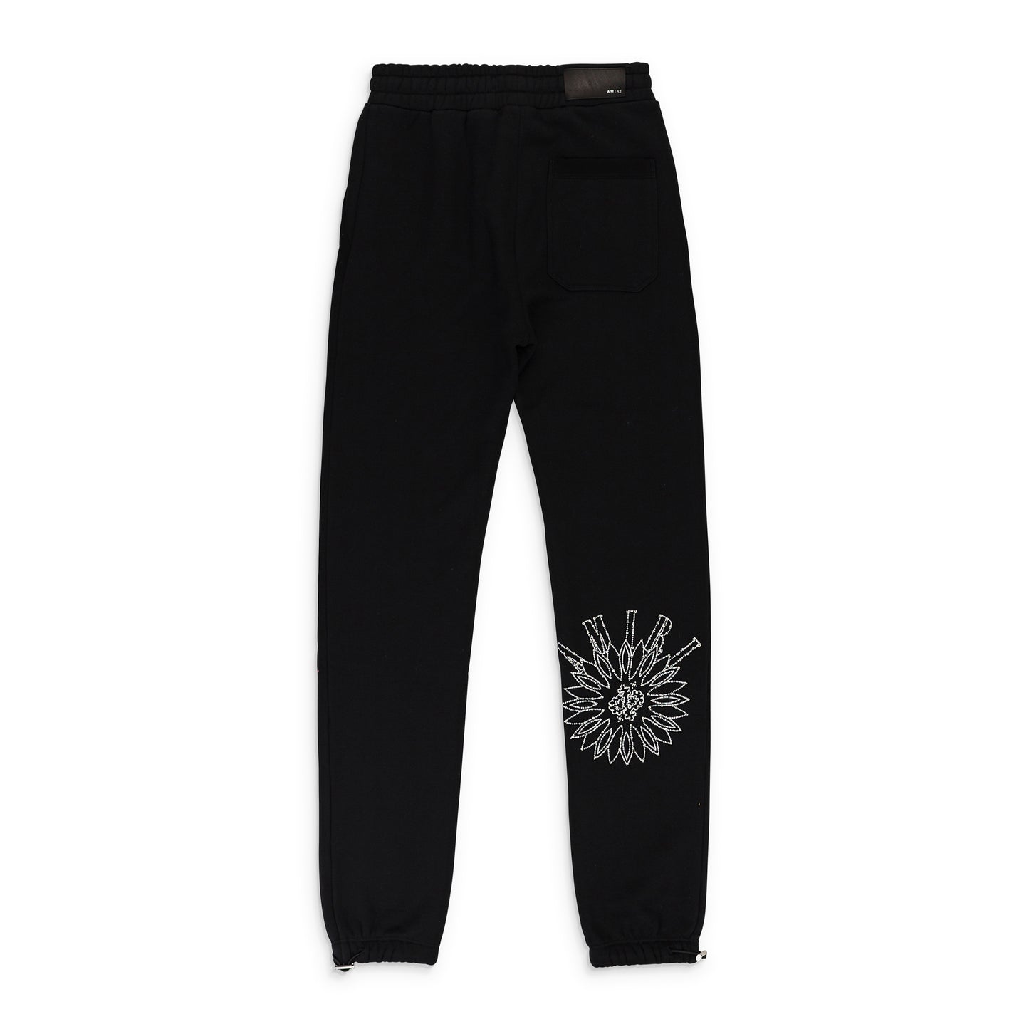 CRYSTAL STICK POKE BLACK SWEATPANTS