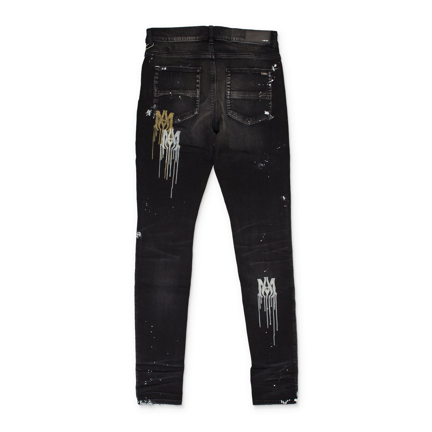 STENCIL AGED BLACK JEANS