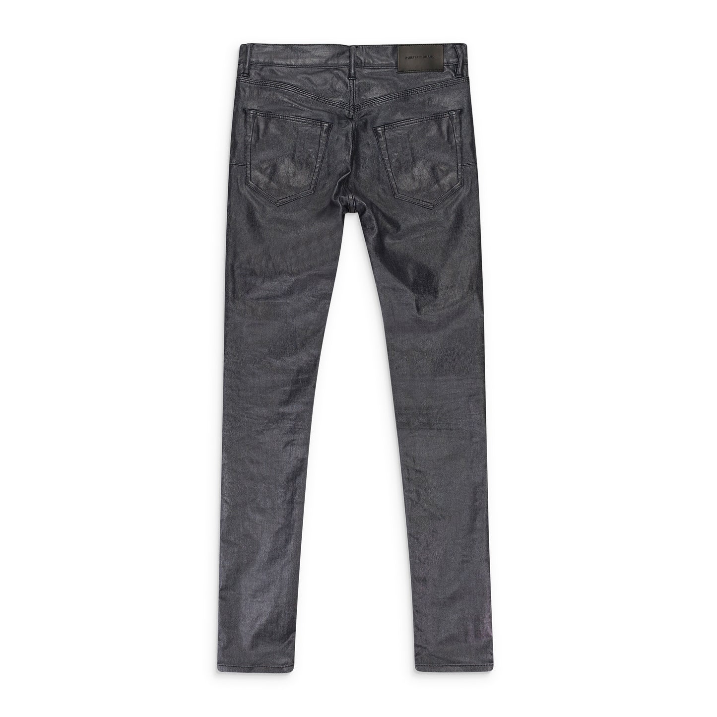 PATENT FILM Indigo SKINNY JEANS