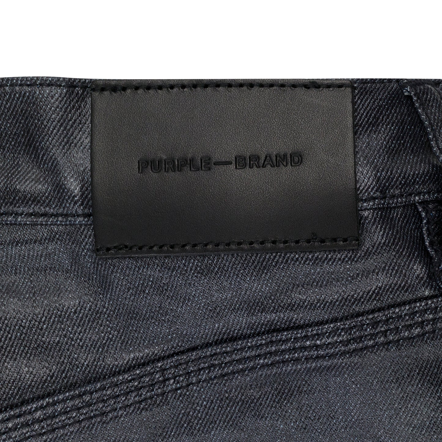 PATENT FILM Indigo SKINNY JEANS