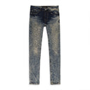 HEAVY BLEACH REPAIR Indigo SKINNY JEANS