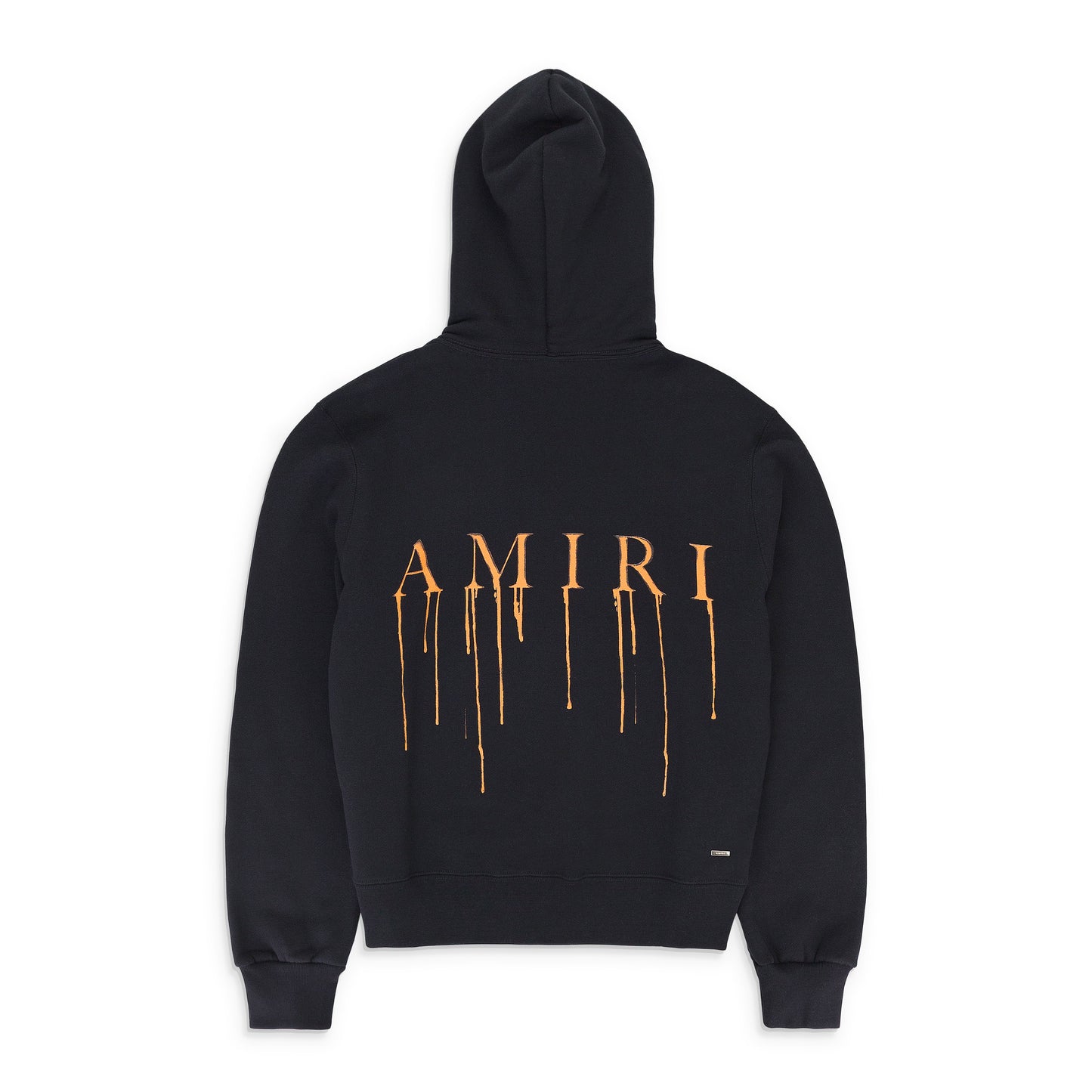 SPRAY PAINT MA BLACK ORANGE HOODIE