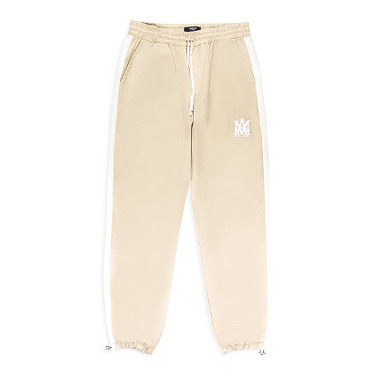 DRAWSTRING CHAMPAGNE WHITE TRACKPANTS