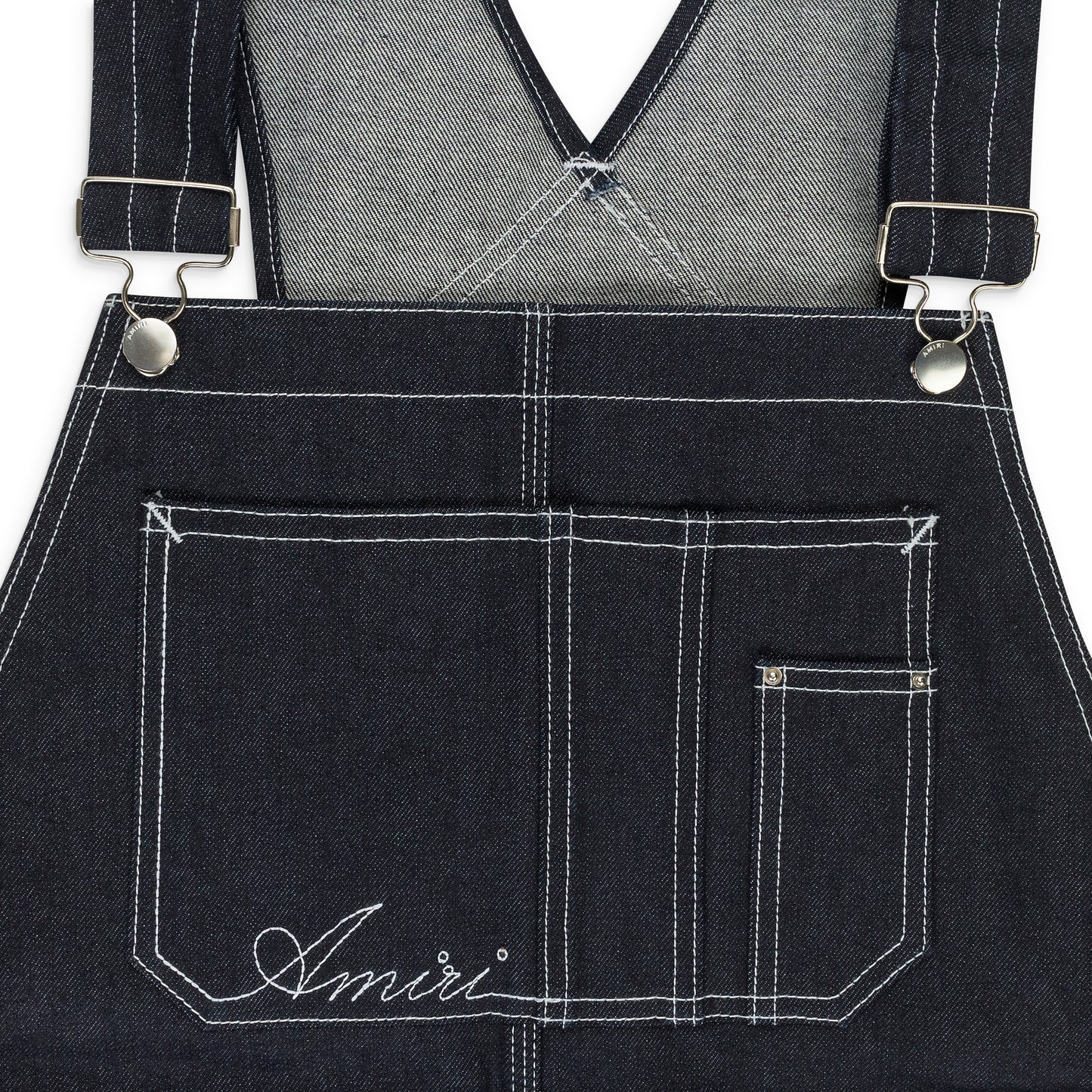 TOPSTITCH RAW INDIGO OVERALLS