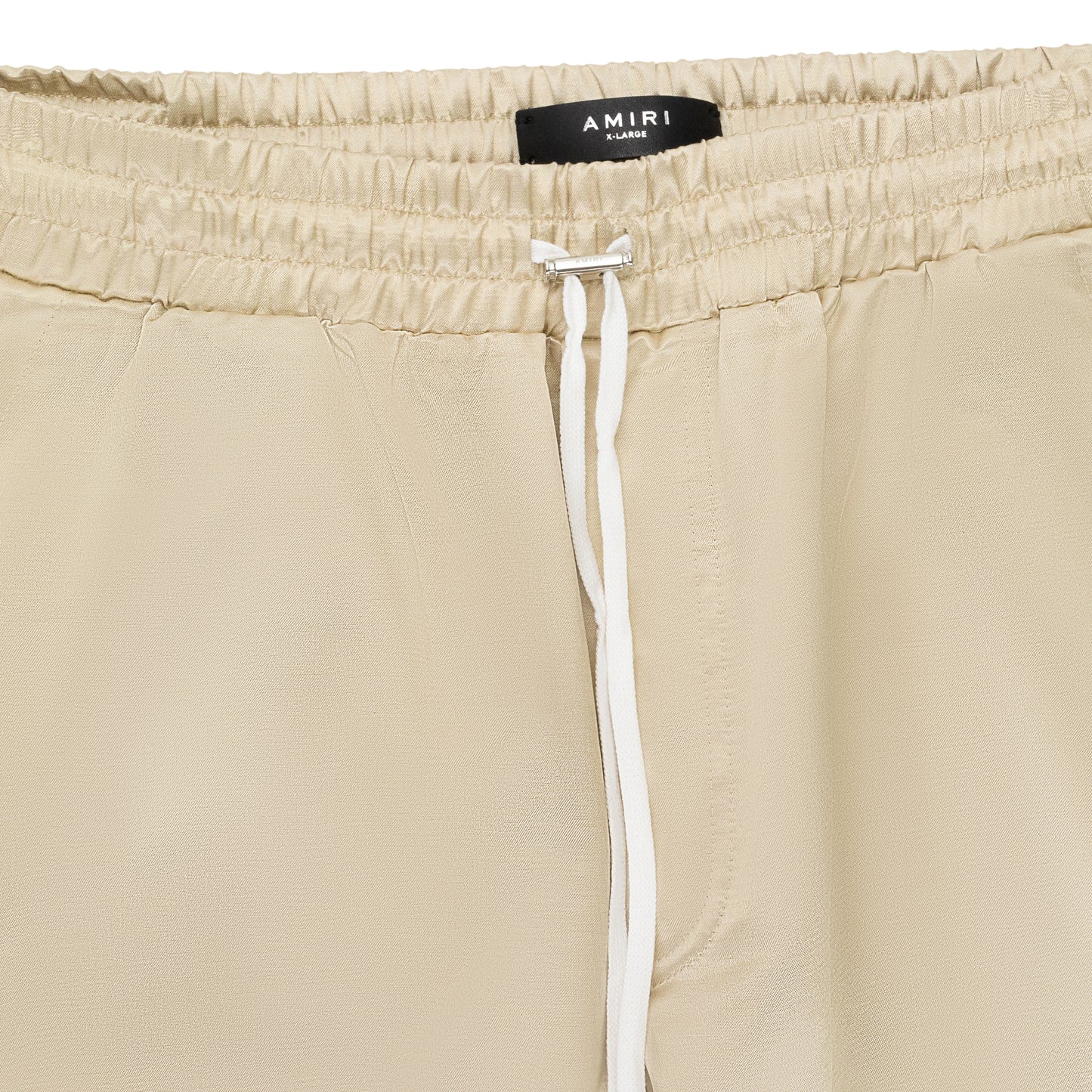 DRAWSTRING CHAMPAGNE WHITE TRACKPANTS