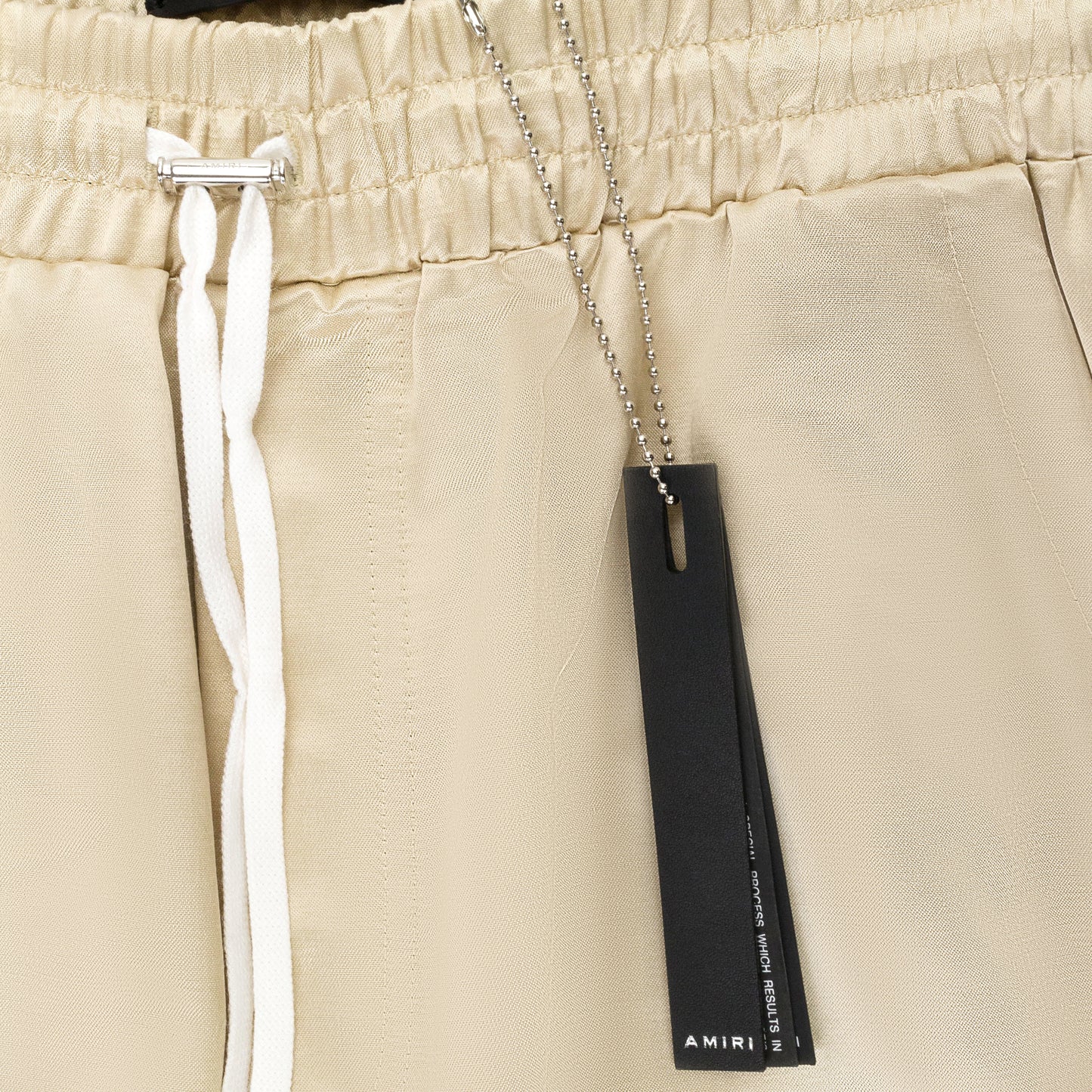 DRAWSTRING CHAMPAGNE WHITE TRACKPANTS