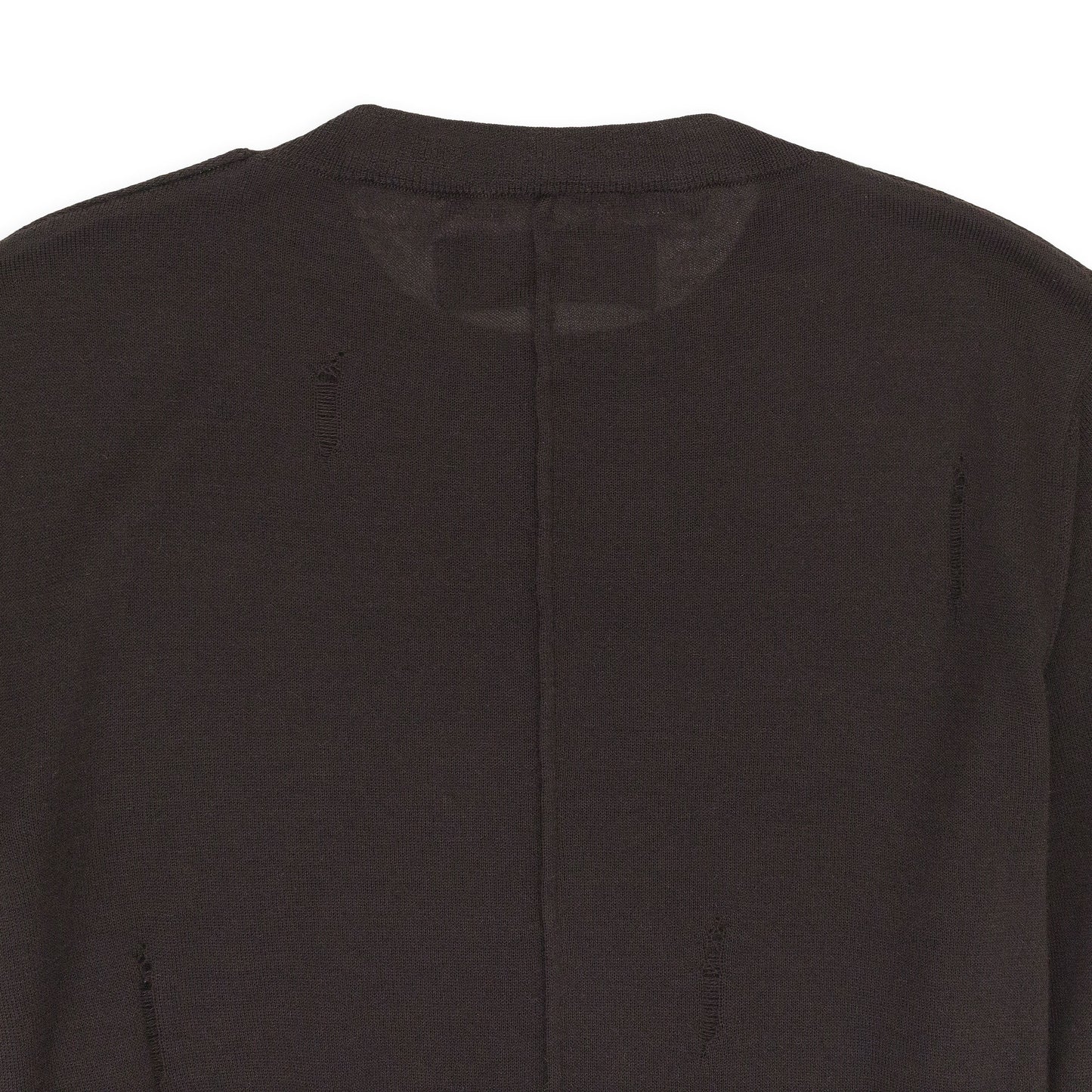 DISTRESSED CASHMERE BROWN JUMPER