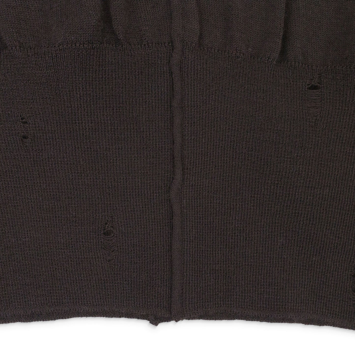 DISTRESSED CASHMERE BROWN JUMPER